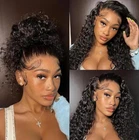 Water Wave Wig 360 Lace Human Hair Glueless Pre-Plucked HD Frontal Natural Look