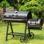 Heavy Duty Charcoal Smoker Grills Extra Large Outdoor BBQ Grill w/ Offset Smoker