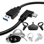 Link Cable for Meta Quest Pro, Oculus Quest 2 and 3 VR Type C-A PC Charger Cord - Image 3