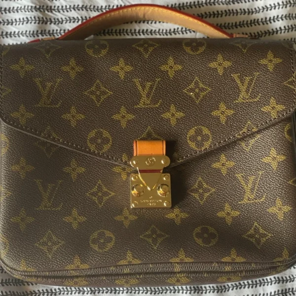 Louis Vuitton Pochette Metis Crossbody Brown Canvas