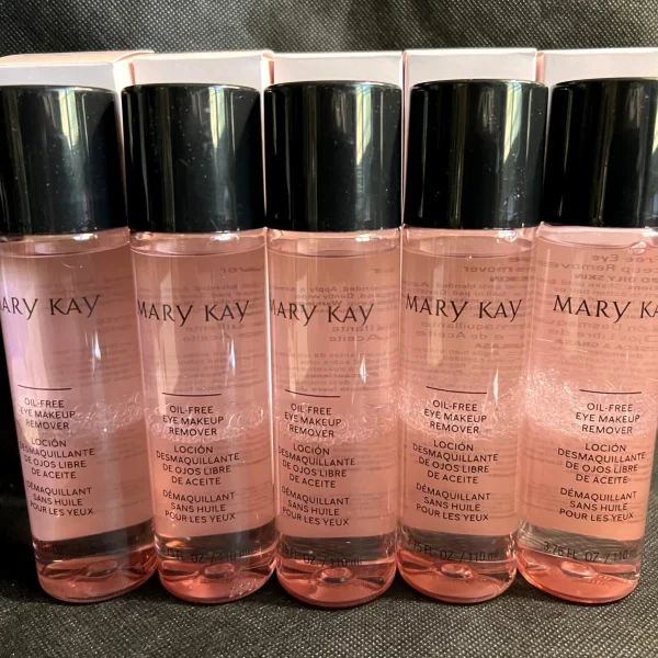 (Lot Of 5) Mary Kay Oil-Free Eye Makeup Remover 3.75 Fl Oz NEW IN BOX FREE SHIP!