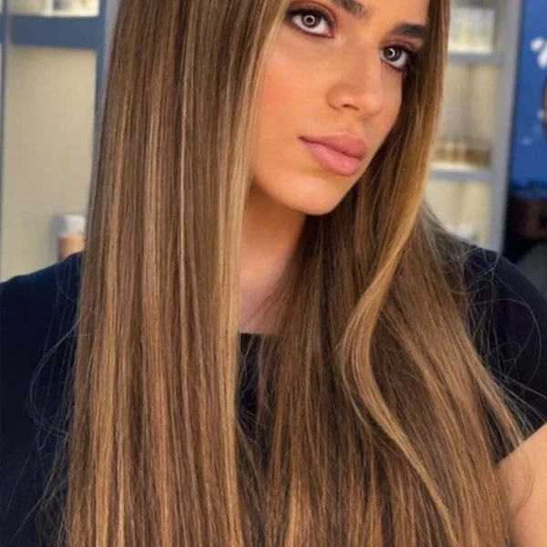 13*2" Lace Front Wigs Synthetic Long Straight 26'' 150% Density