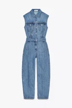 Zara 1975 Collection Balloon Jumpsuit Sleeveless Women’s Size Medium