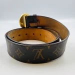 Louis Vuitton Santulle T B Belt Monogram Brown Indicated Size 36/90 M6975 B brs.japan (25) - Image 2
