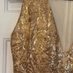 Elegant Gold Sequin Prom Dress by Missord - Size L - Image 3
