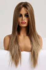 13*2" Lace Front Wigs Synthetic Long Straight 26'' 150% Density - Image 2