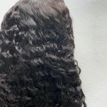 air Pre Plucked Nat Black 26Hermosa HD Lace Front Wig Invisible String Human H