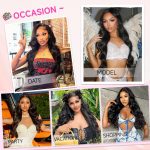 30Inch 13x6 HD Lace Front Wig - 200% Density Body Wave Human Hair - Pre-Plucked Glueless Virgin Hair, Natural Look - Image 3