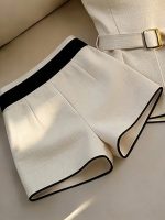 Franclia women’s elegant contrast color bandeau top and shorts 2 … - Image 2