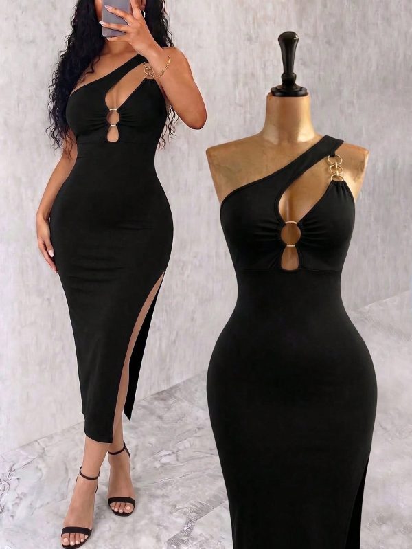 Shien raffinéa fashionable sexy women’s asymmetrical shoulder…