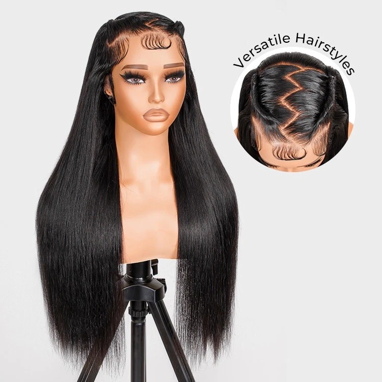 s-l1600 - 2026-06-07T215024.747 Human Hair Wigs Glueless Pre Styled Lace Front Wear Go Straight Wig Women UK - Image 1