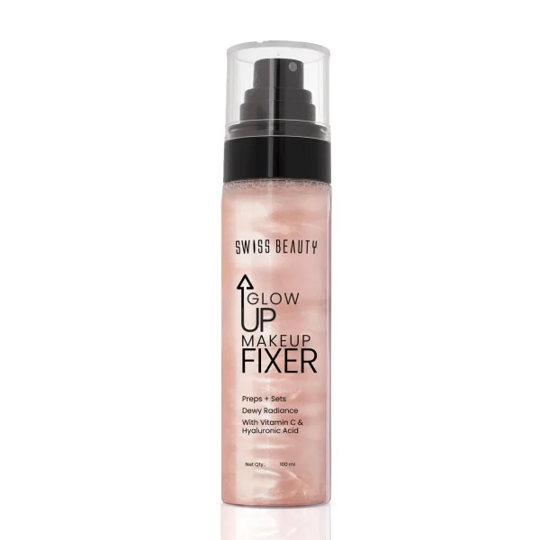 Swiss Beauty Glow Up Makeup Fixer | Preps + Sets | Dewy Radiance100ml
