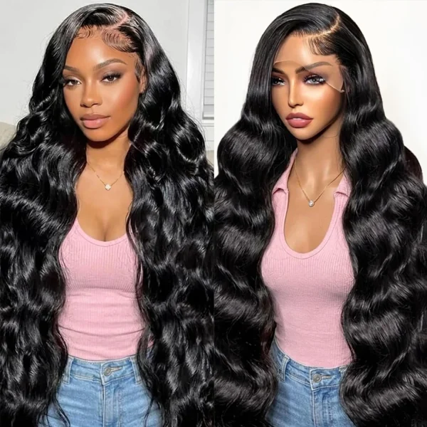 30 inch 13x6 Lace Front Wigs Human Hair Body Wave Human Hair Wig 200% Density HD