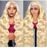 32 Inch 613 Lace Front Body Wave 13x6 Human Hair Wigs