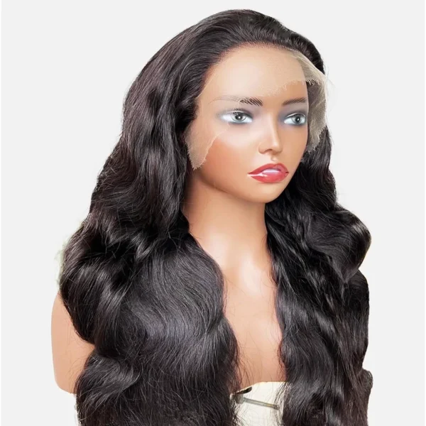 MM Body Wave HD Lace Front Wig 22” Wet & Wavy Human Hair 13x4 Transparent