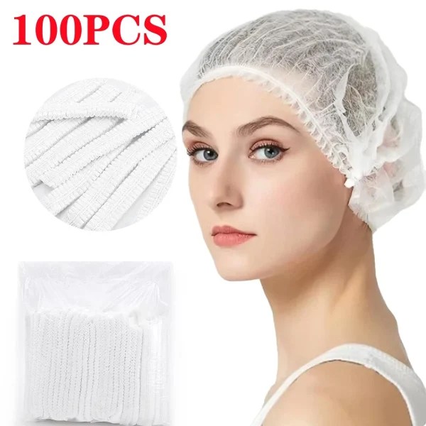 Disposable Bouffant Caps, Hair Covers, Hair Nets, Non-Woven USA Fast Shipping