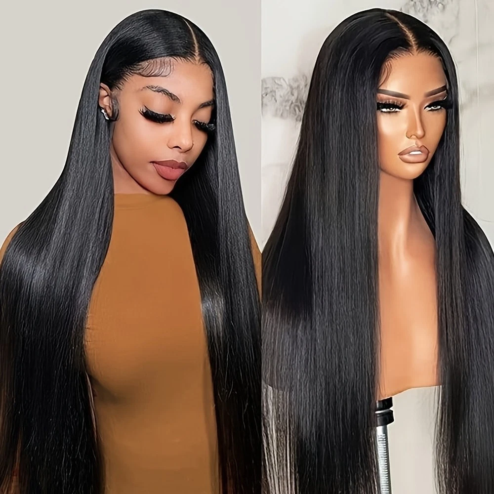 s-l1600 - 2026-07-14T081906.635 13x4 Free Part Lace Front Wigs Long Straight Natural Black Hair Glueless Party - Image 1