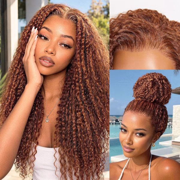 Kinky Curly Wig 9X6 HD Lace Front Pre Cut Glueless Wig 22 Inch